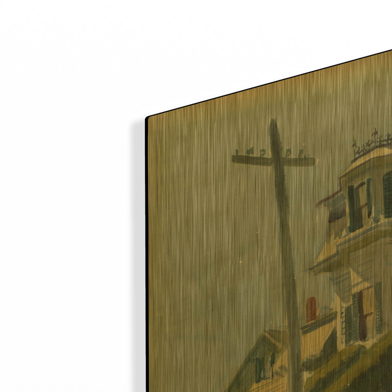 'Haskell' By Edward Hopper Metal Wall Art, 24" H x 36" W