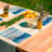 Polyester Abstract Rectangle Placemat