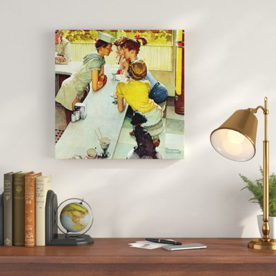 " Soda Jerk " by Norman Rockwell