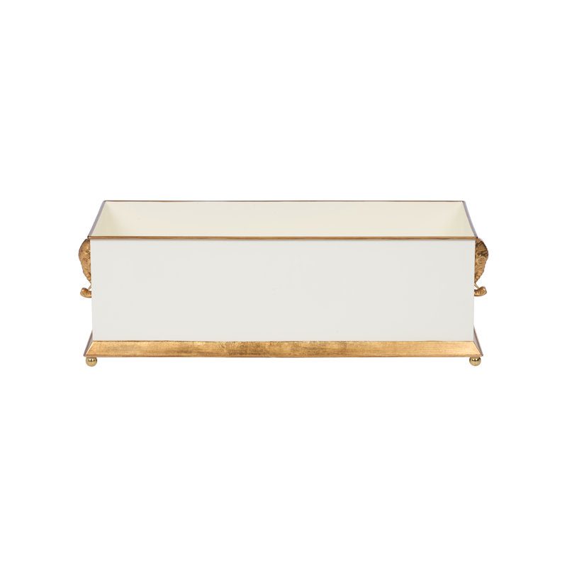 Elephant Head Planter-Cream
