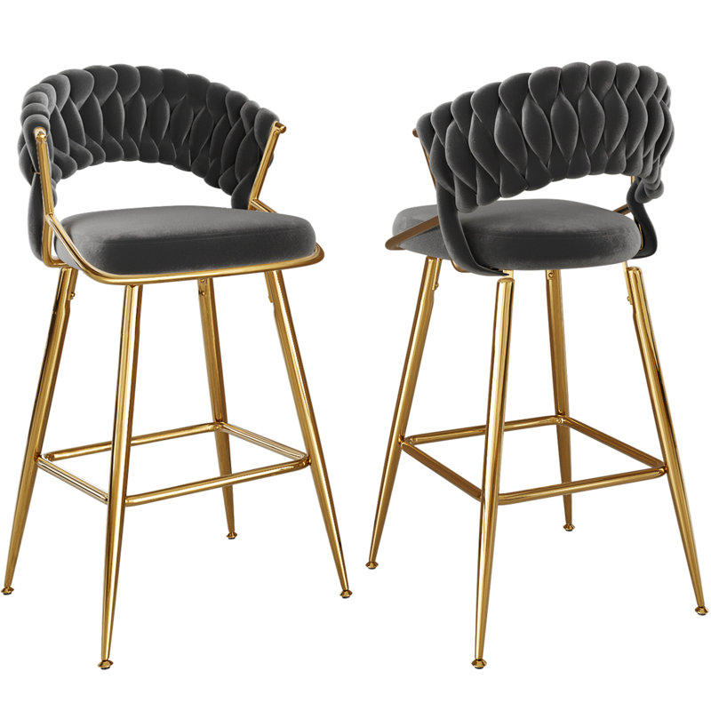 Tabouret de bar 25,2 po, Noir