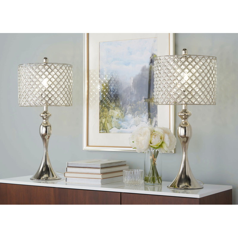 Ensemble de 2 lampes de table Ashland 27 "en métal de la galerie Grandview