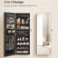 Armoire à bijoux avec miroir à suspendre-105753314