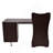 Techni Mobili Stylish Computer Desk With Storage, Chocolate