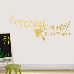Décalcomanie murale chaque enfant est un artiste