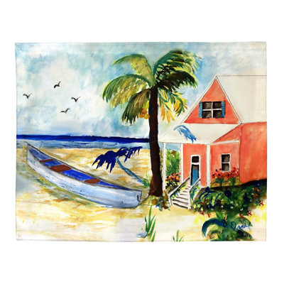 Canoe and House Place Mat Set of 4