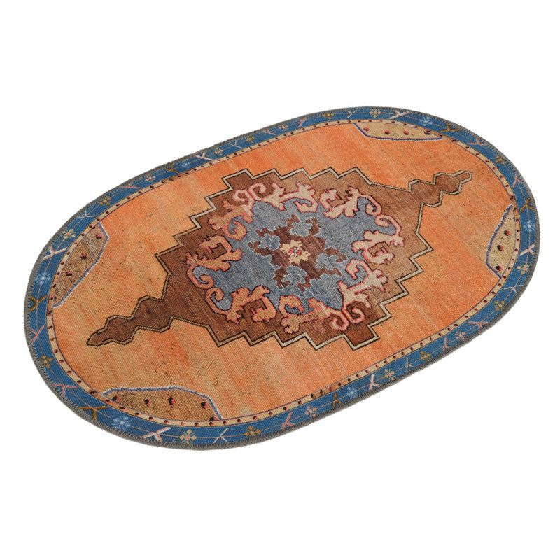 Oppie Chenille Oriental Indoor Rug, Oval 7'6" x 10'6"