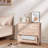 Natural Rubberwood Three-Drawer Cabinet (1Pc)