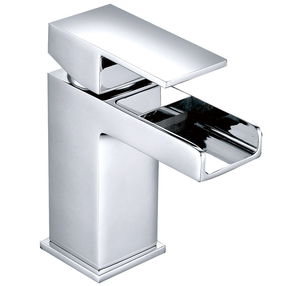 Huse Cloakroom Bathroom Waterfall Tap Basin Sink Mono Mixer Faucet Chrome