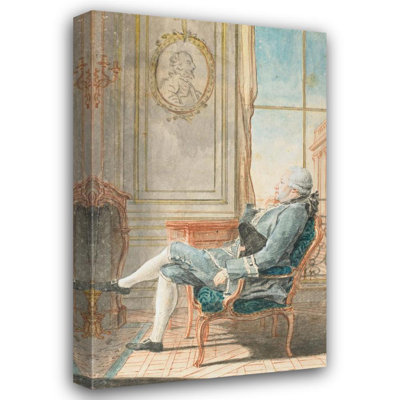 "Philippe Egalité, Duke of Orleans" by  Louis Carrogis Carmontelle - Gallery Wrap Canvas Wall Art