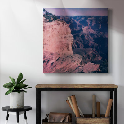 Grand Canyon Vista II - Toile tendue avec châssis de qualité supérieure - prête à être accrochée