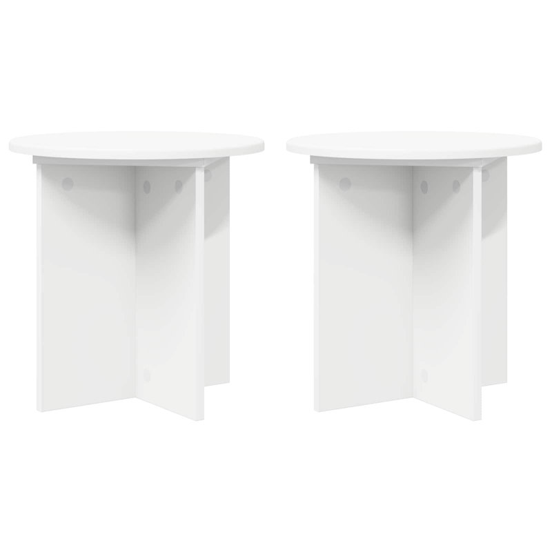 1 Tier Plant Stand Set of 2, 40cm H x 40cm W x 40cm D, White