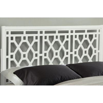 Tête de lit blanche - très grand lit, fabriquée en bois de peuplier, réglable à 3 hauteurs, s'adapte à la base de lit universelle en métal standard, s'adapte à différents styles de décor très grand, en bois, s'harmonise avec diverses complexes