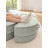 Upholstered Round Accent Barrel Chair with Ottoman-802254995