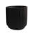 Elly Round Planter Set Of 3, Ribbed Texture Resin, 16,12,9  Inch-112858261