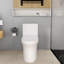 Toilette une pièce allongée au sol à hauteur de confort 1,6 GPF Givingtree (siège inclus)