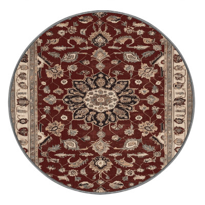 Machine Washable Persian Gray Area Rug