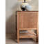 Armoire d'appoint compacte à poignée en métal