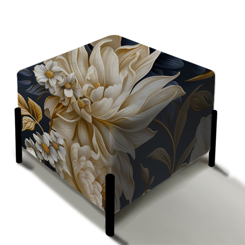 Repose-pieds Botanical Damask Haven