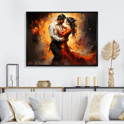Red Salsa Fiesta Passion - Dance Wall Art