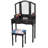 Ensemble coiffeuse avec tabouret et miroir Django-30960291