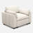 Knopp Velvet Comfort Rest Single Sofa-795805012