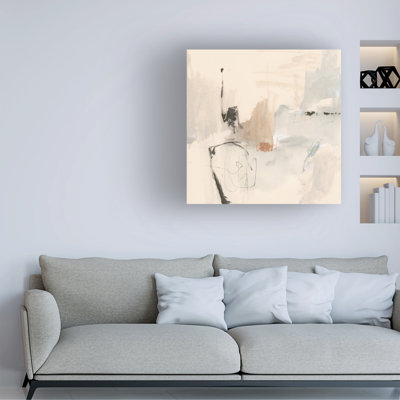 Oat and Slate II by Victoria Barnes - Unframed Print on Canvas