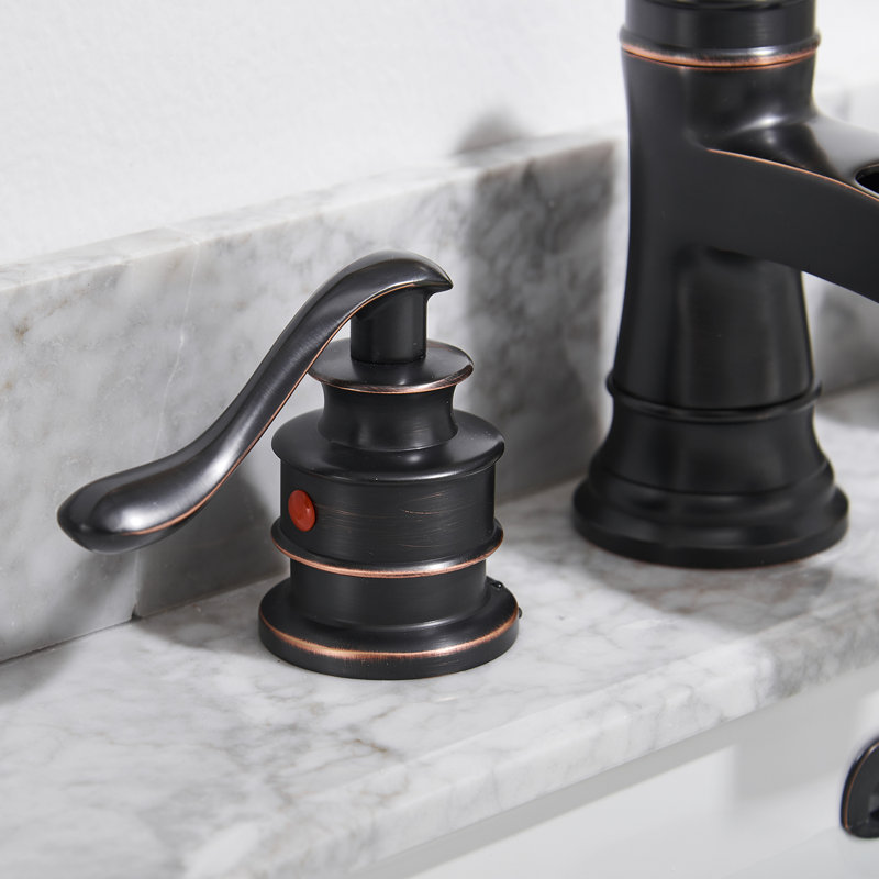 Oil Rubbed Bronze Farmhouse Waterfall Bathroom Faucet