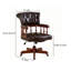 Chaise de bureau ajustable rembourrée en similicuir-132936288