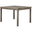 Ensemble de salle à manger 5 pièces transitionnel 5 pièces, table de salle à manger en bois de 48 pouces avec 4 chaises d'appoint rembourrées