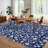 Floral Machine Washable Rug for Living Room Indoor Carpet for Home Decor Aesthetic Non-Slip Modern Rug for Bedroom Dining Room Office Nursery Playroom Teen Dorm-1025031043