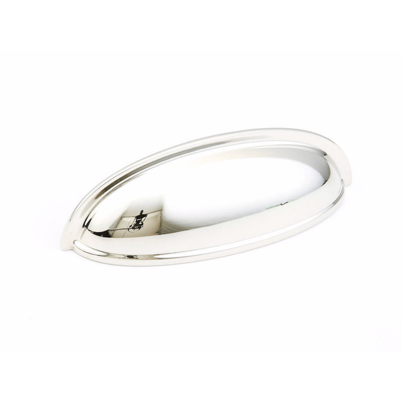 Cup / Bin Pull, Polished Nickel