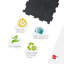 Alpha Tile Interlocking Recycled Rubber Floor Tile - Pack Of 40