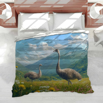 Emus Wildlife Cotton Blend Comforter
