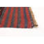 Tapis décoratif en laine de conception unique 4 pi 1 po x 6 pi Chastelyn noué à la main New Age en laine beige/rouge/bleu marine