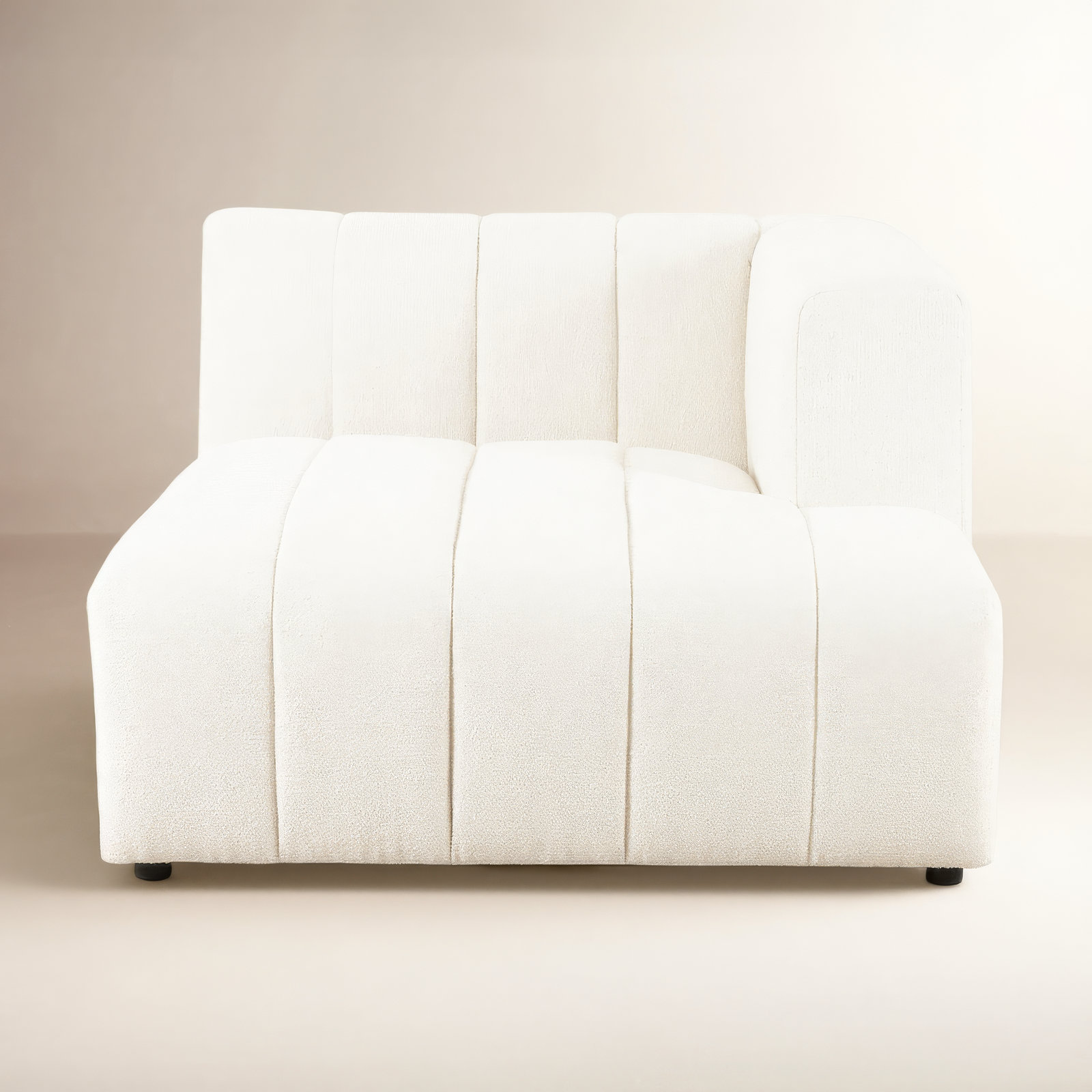 Bowry Upholstered Chaise Lounge, Right Hand Facing, Fayette Cloud