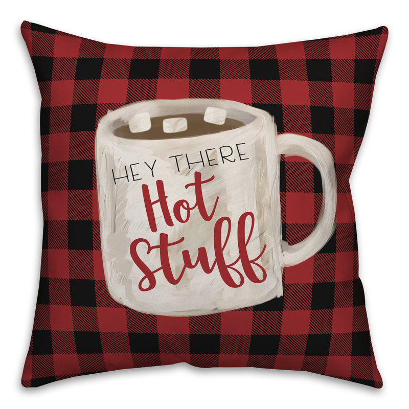  Hot Cocoa Throw Pillow, 16" x 16", Pillow Cover Only - Insert