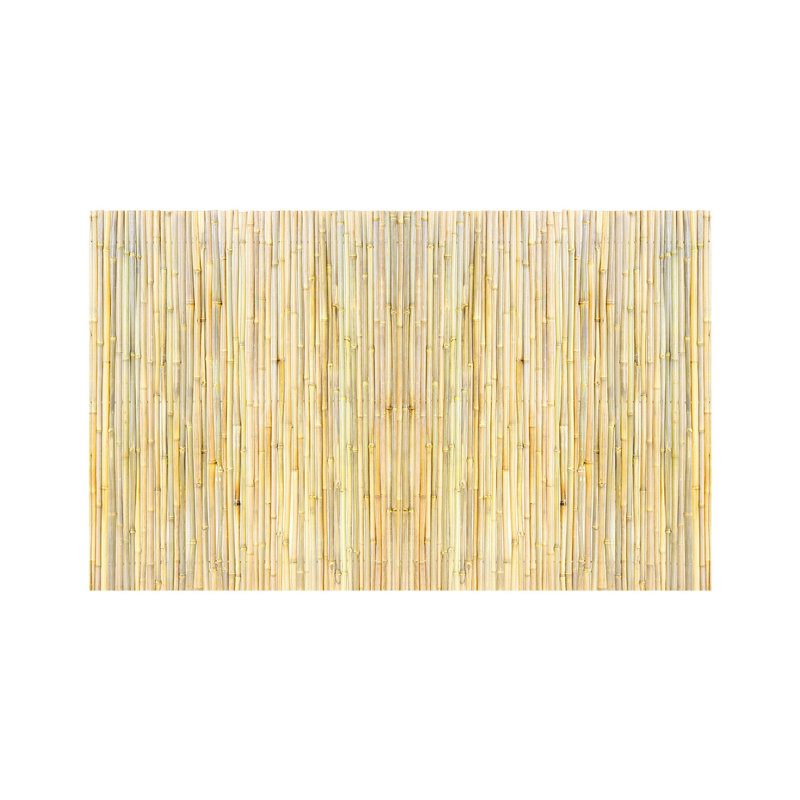 Panneau de clôture en bambou Moso naturel de 122 cm de hauteur x 244 cm de long