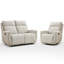 Ensemble de salon inclinable manuel 2 pièces en chenille moderne 2 pièces-1716474102