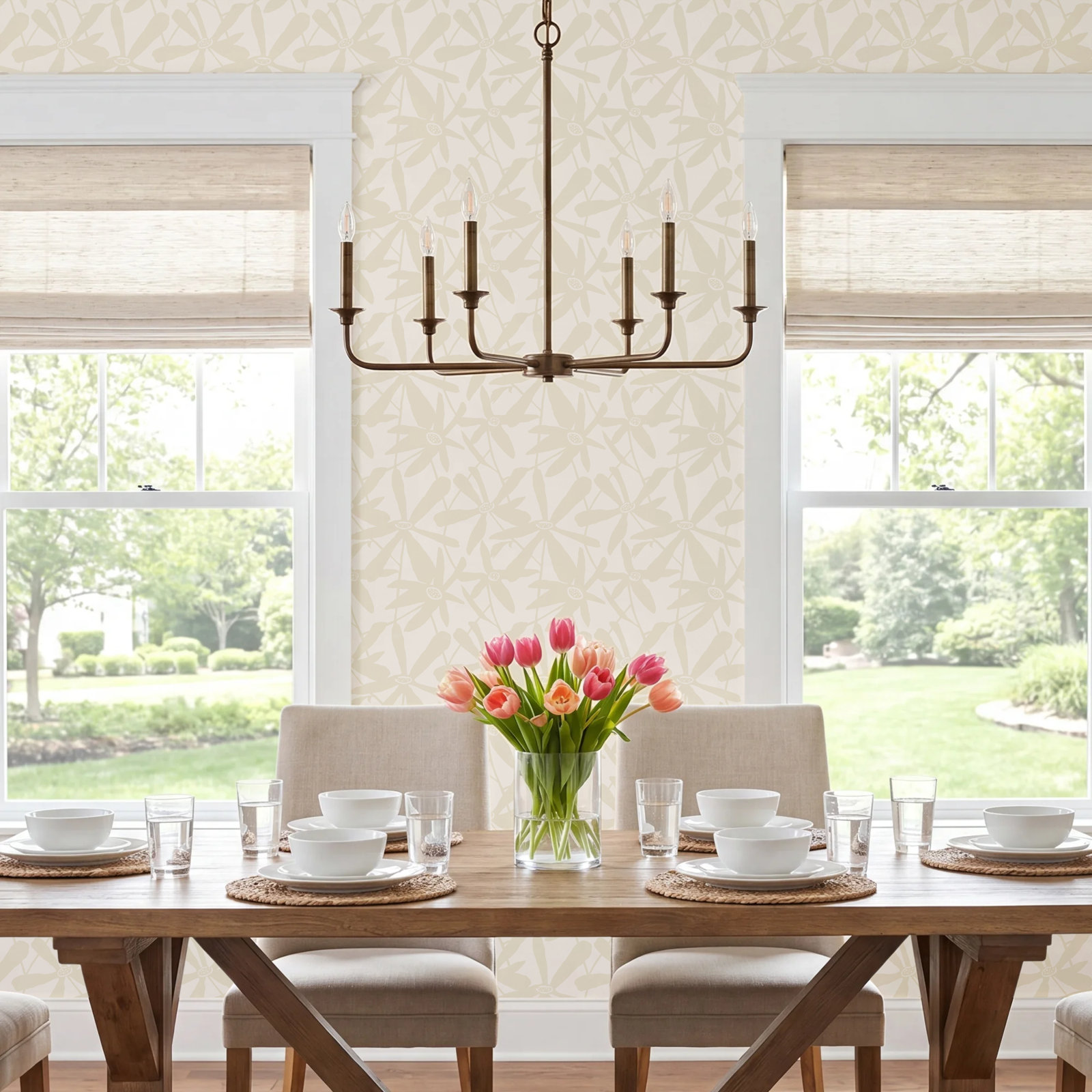 Brookstead Floral Wallpaper, Neutral