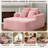 57.5"Oversized Indoor Chaise Lounge with Soft Corduroy Upholstery-82153967