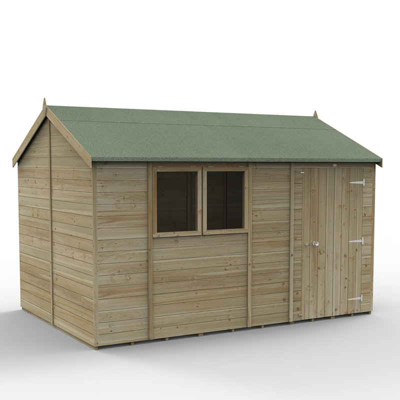 Timberdale 12 x 8 Reverse Apex Shed, No