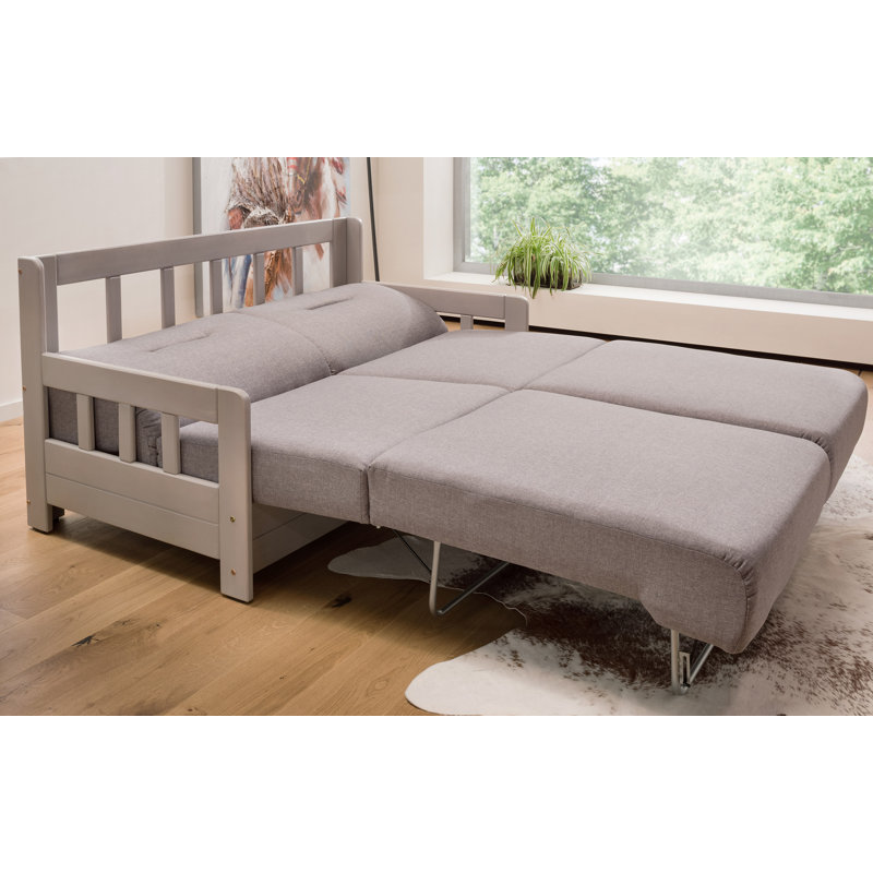 Sheridan 154cm Upholstered Futon And Mattress