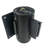 Retractable Safety Wall Queue Barrier Belt 120" (Black/Yellow)