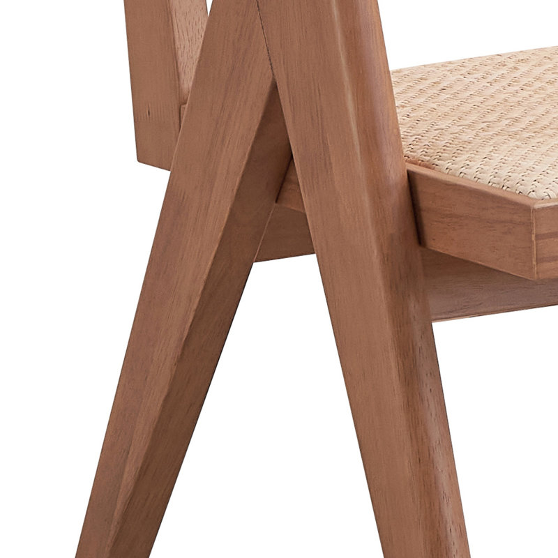 Fauteuil d'appoint en rotin et finition naturelle Velentina (fauteuil d'appoint)