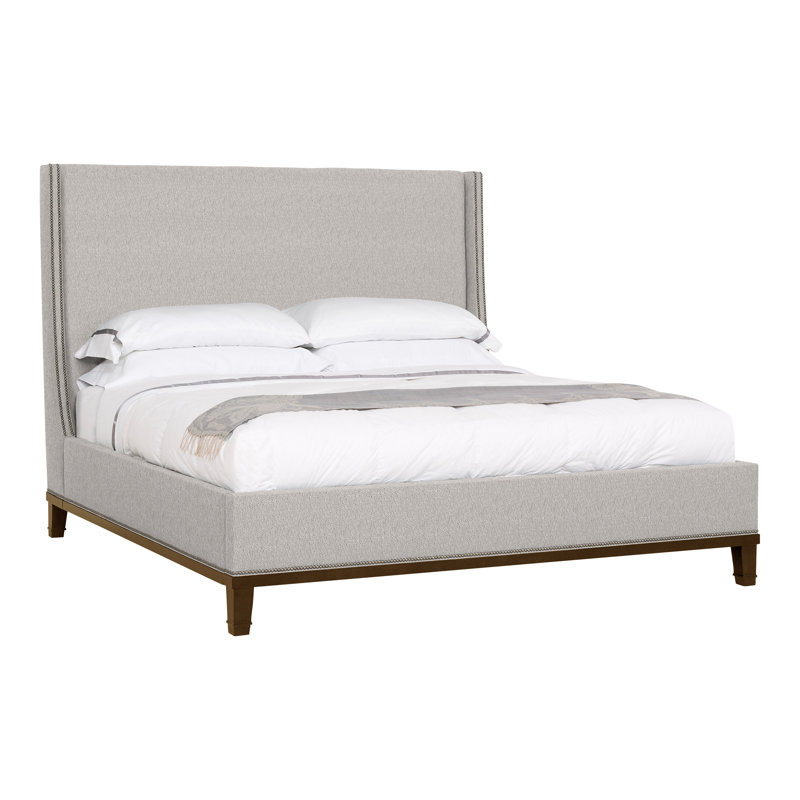 Michael Weiss Solid Wood Wingback Bed, Navada Granite, Navajo