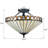 Ioane Glass Semi Flush Mount