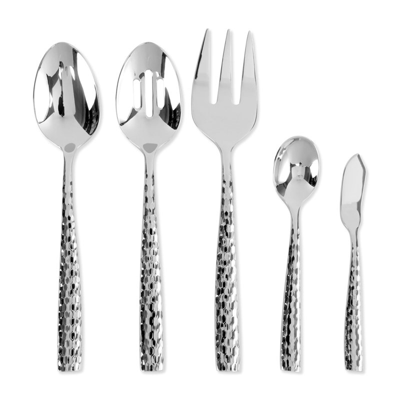 Uxbridge 5 Piece Stainless Steel Hostess Set