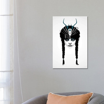 Wakeful Warrior 1 Piece Wrapped Canvas Wall Art