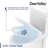 Liberty Compact Toilet, Modern One-Piece Round Toilet with Dual Flush, Easy Cleaning Fully Skirted Design(Seat Included)-105270649